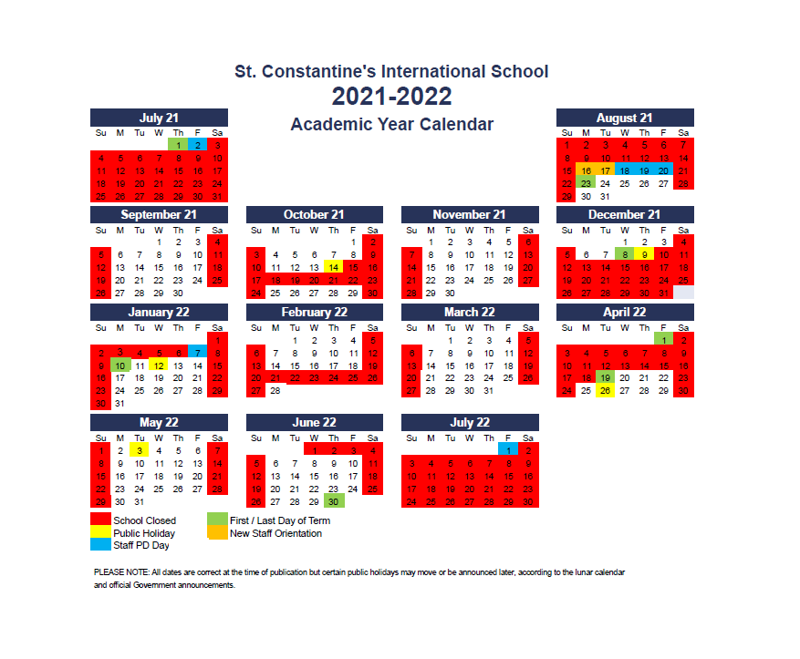 Calendrier Sciences Po 2023 2024 Calendar – St. Constantine's School